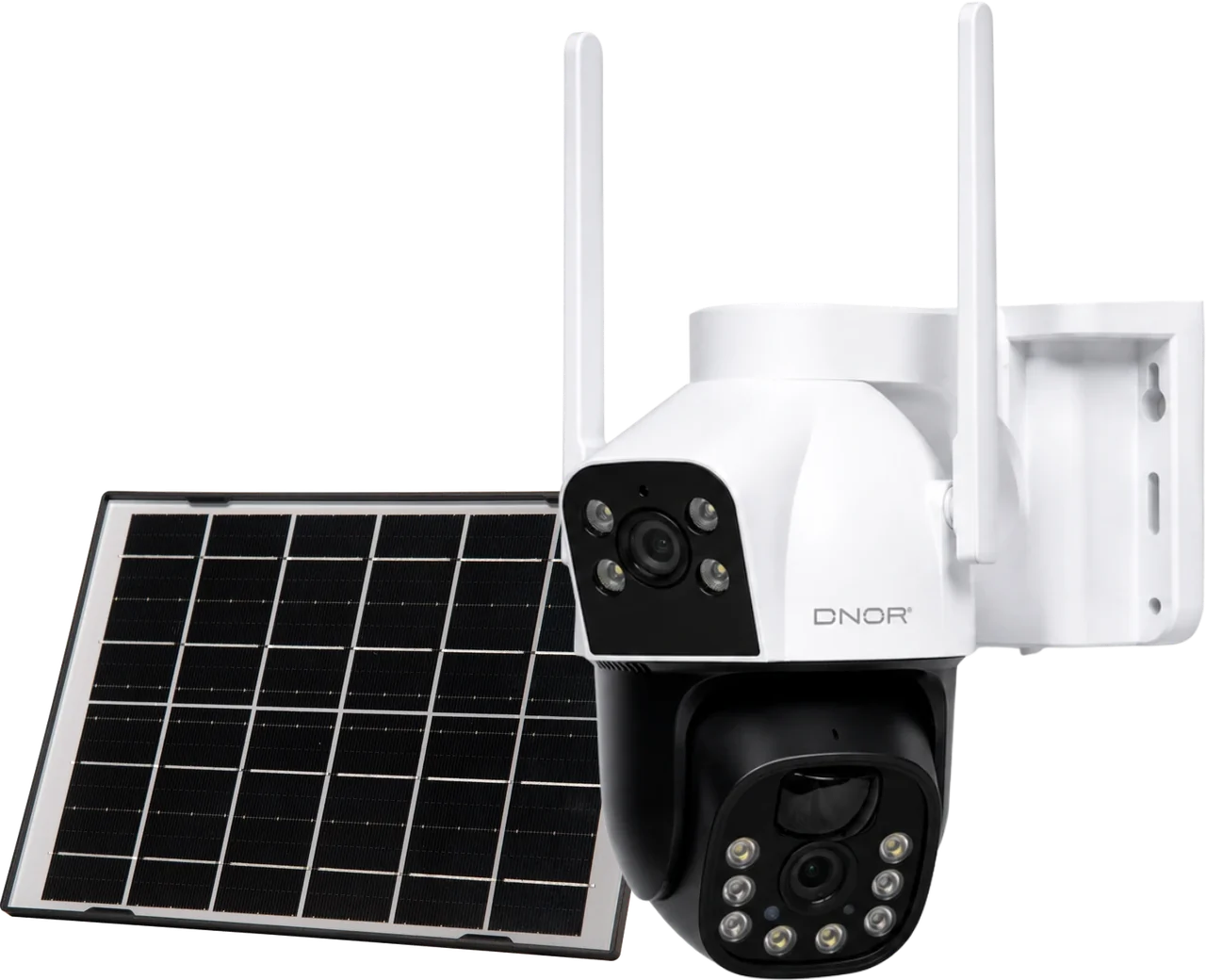 DNOR Solar Smart Dualcam with solar panel