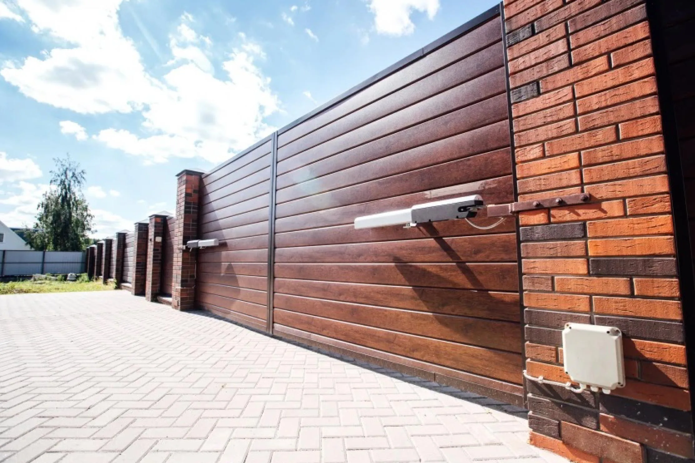Modern automated gate