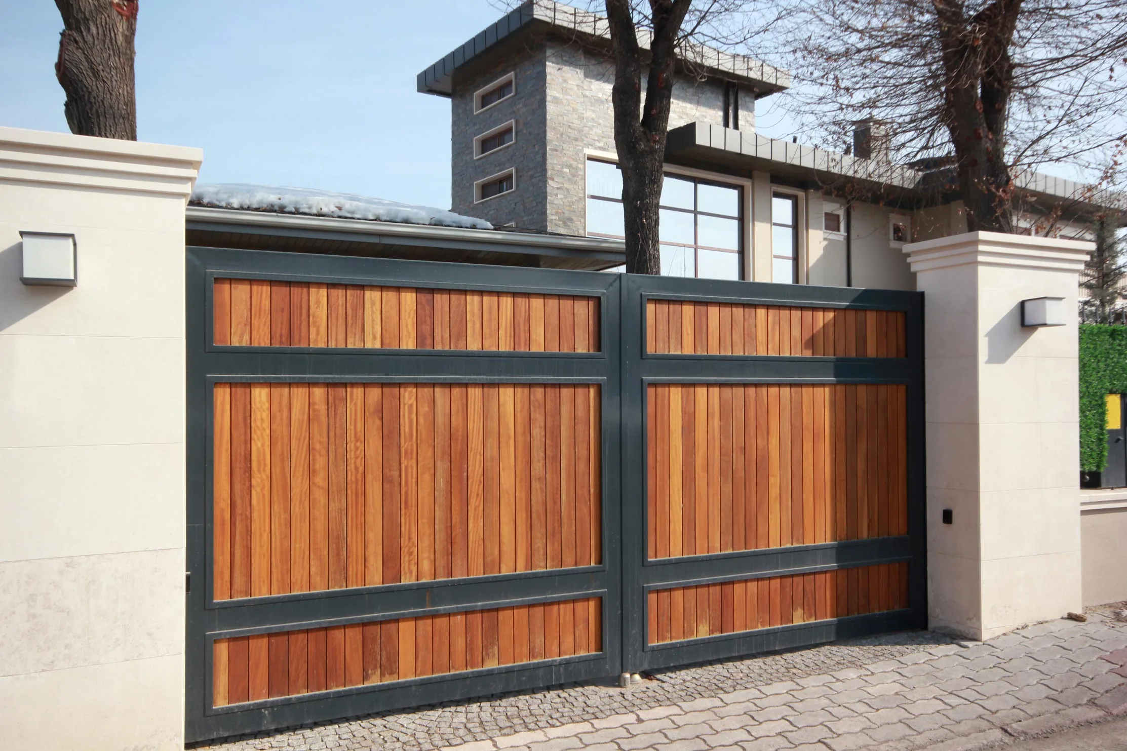 Modern automated gate